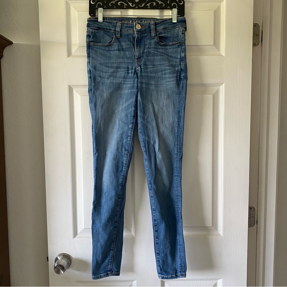 American Eagle Size 4 Long Jeggings Next Level Stretch